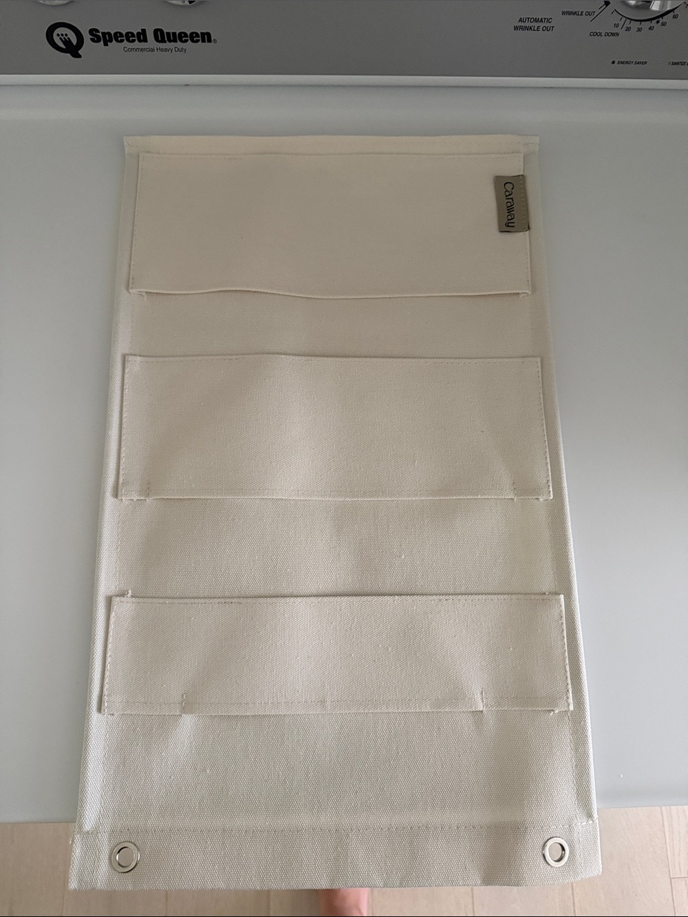 Caraway Pot Holder Organizer - Cream